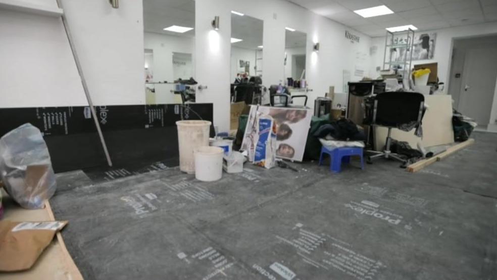 salon remains shut five months after sewer collapse