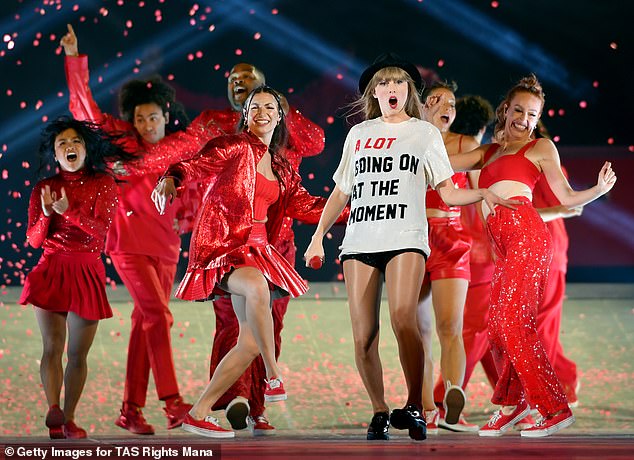 inside the most shocking moments from taylor swift's eras tour - from that ticketmaster drama and security guard spat to wild pda with travis kelce... as her father is accused of punching photographer in australia