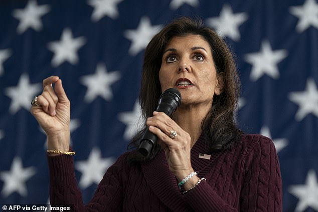 donald trump supporters at virginia rally urge nikki haley to drop out before super tuesday after she 'stabbed' former president in the back by promising not to run against him: 'she's destroying her political career'