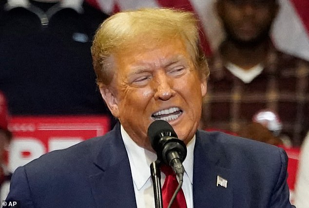 donald trump, 77, confuses biden with barack obama again at virginia rally - marking the third time he's made the same gaffe in the last six months