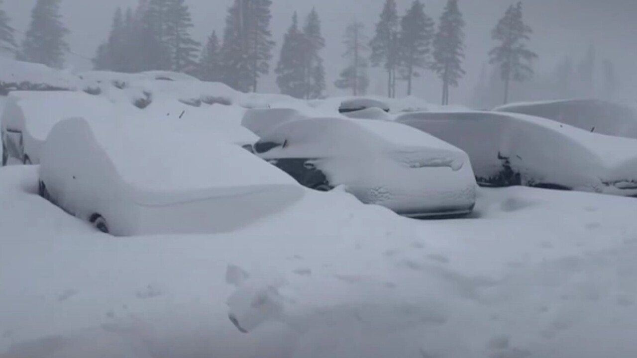 heavy snow and strong winds: severe storm lashes parts of california