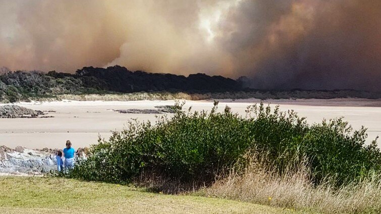 bushfire at port latta forces evacuation of crayfish creek and surrounding communities in north-west tasmania
