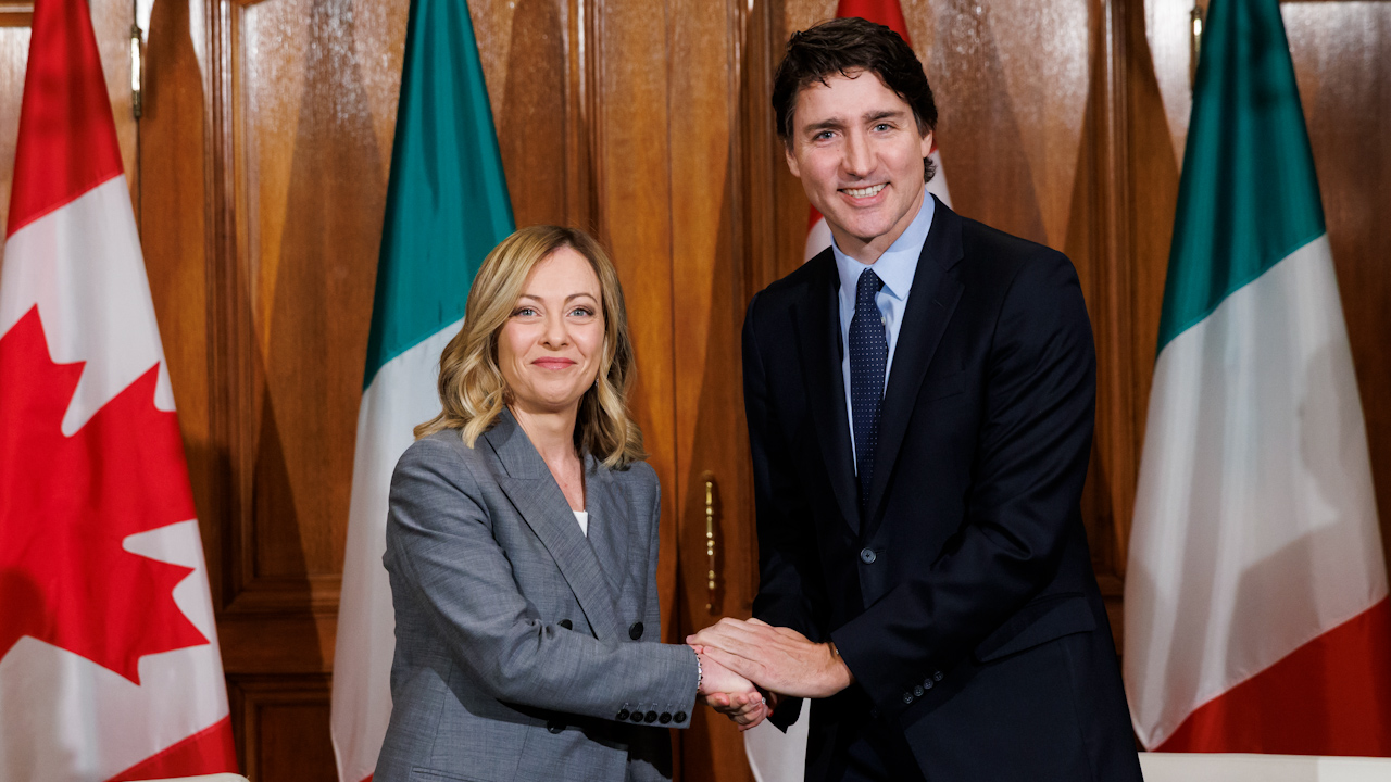 Trudeau Meets Italian PM Giorgia Meloni In Toronto   BB1jeixR.img