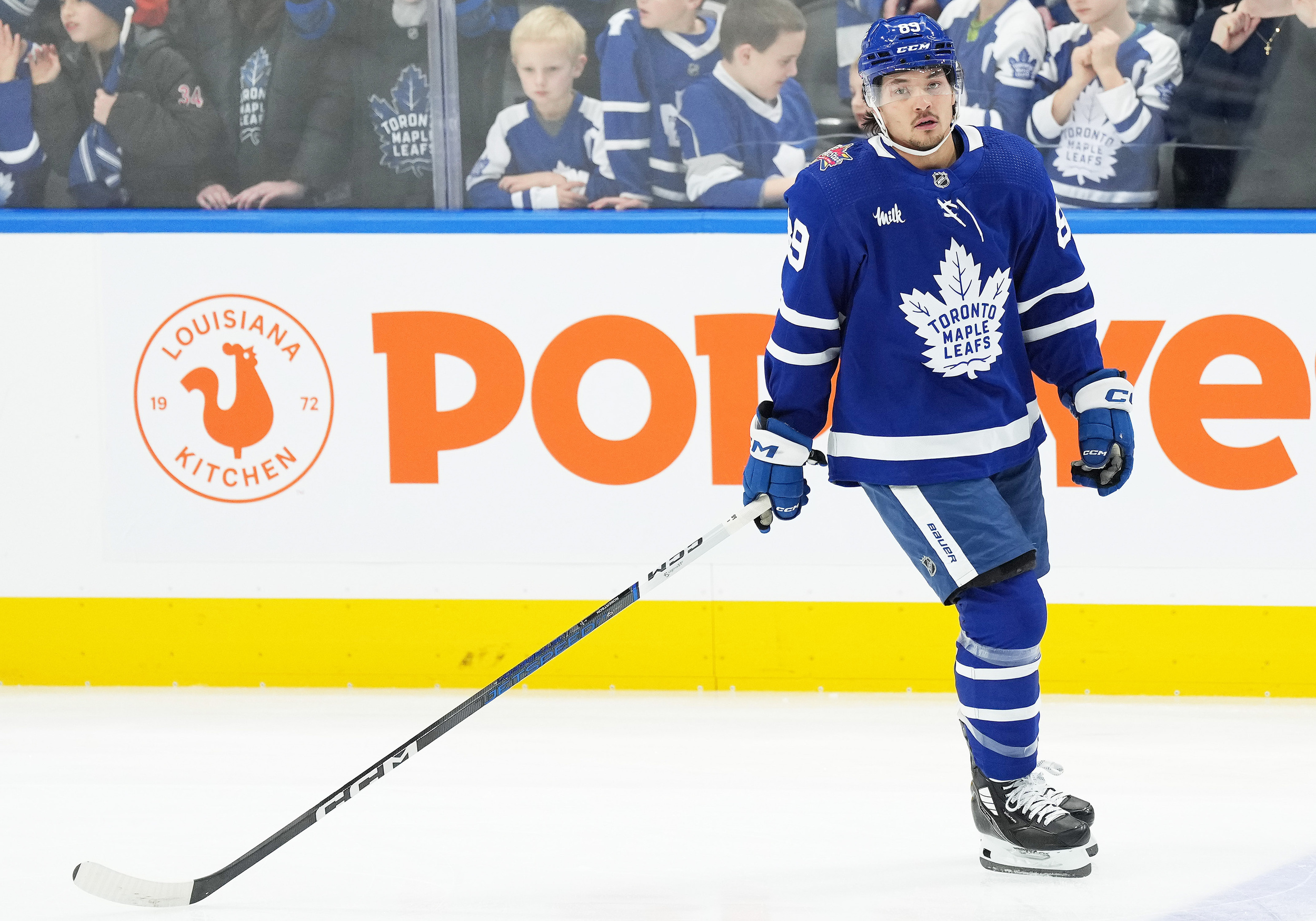 maple leafs assign promising young winger to ahl