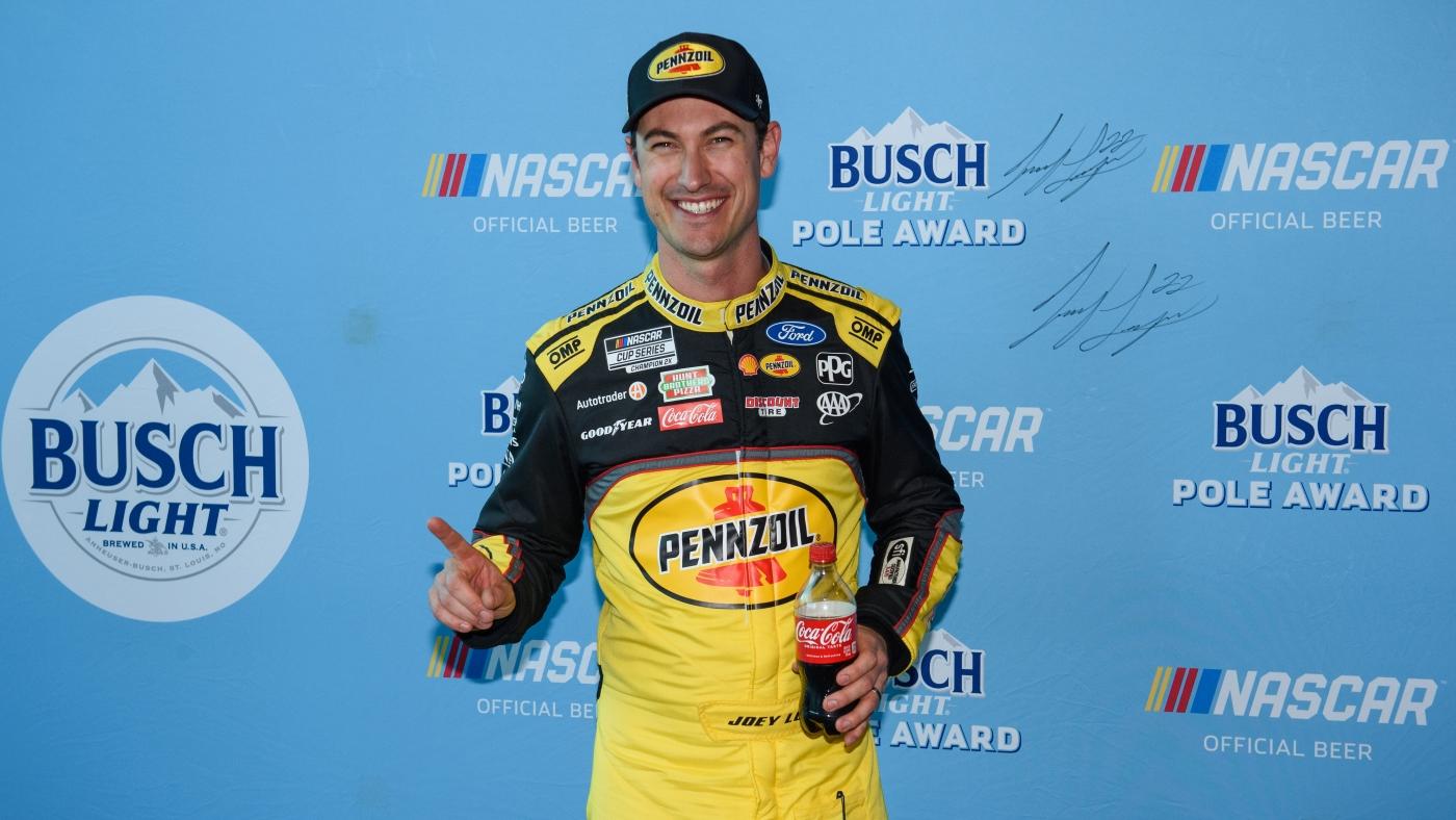 nascar at las vegas qualifying, starting lineup: joey logano wins his second pole in three races to start 2024