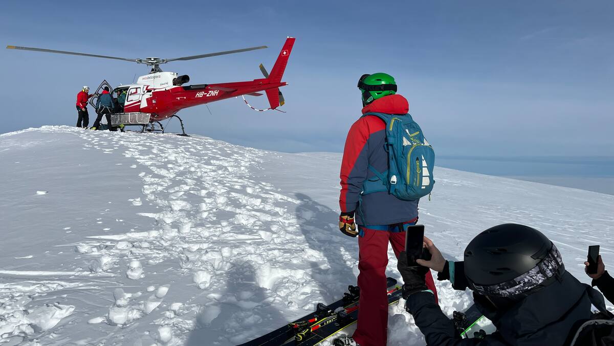 zahlen zeigen erstmals heli-skiing-boom: tausende lassen sich in die berge fliegen – sogar auf die piste