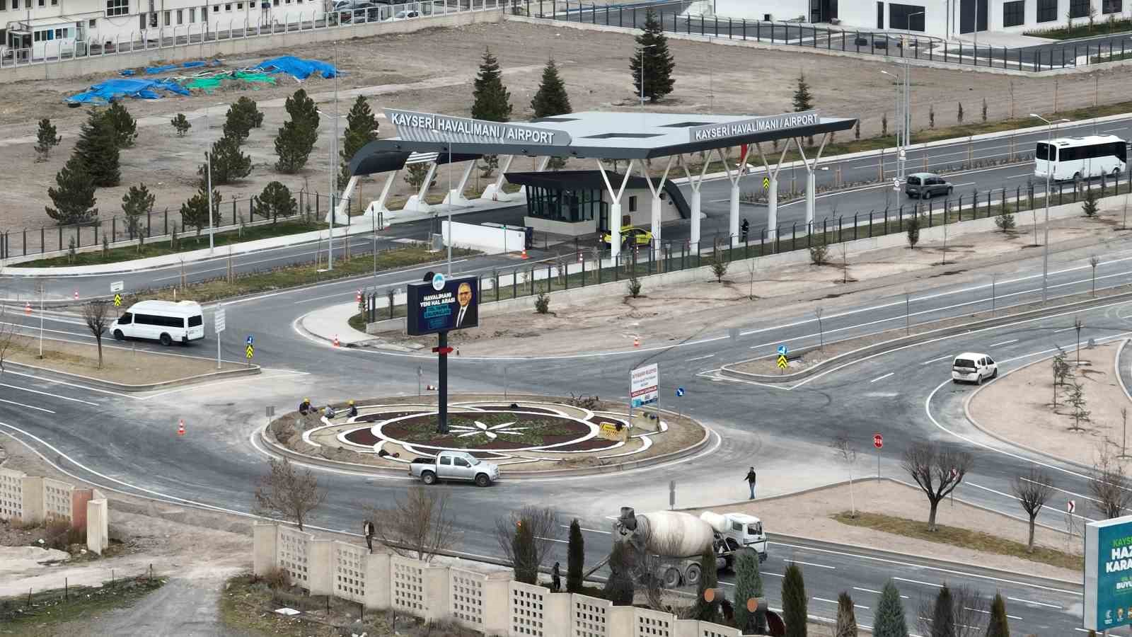 havalimanı yeni terminal binası önüne 150 milyon tl’lik yeni yol