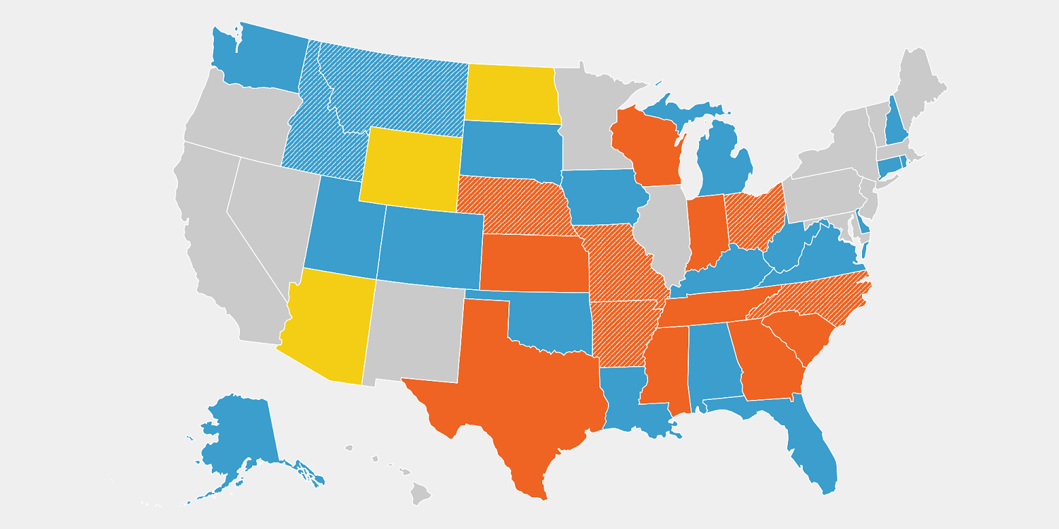 Map: 29 Million Americans Live Under New Voter ID Laws Put In Place ...