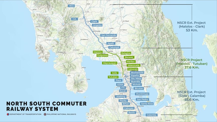 pnr: laguna to pampanga north-south commuter railway done in 2028