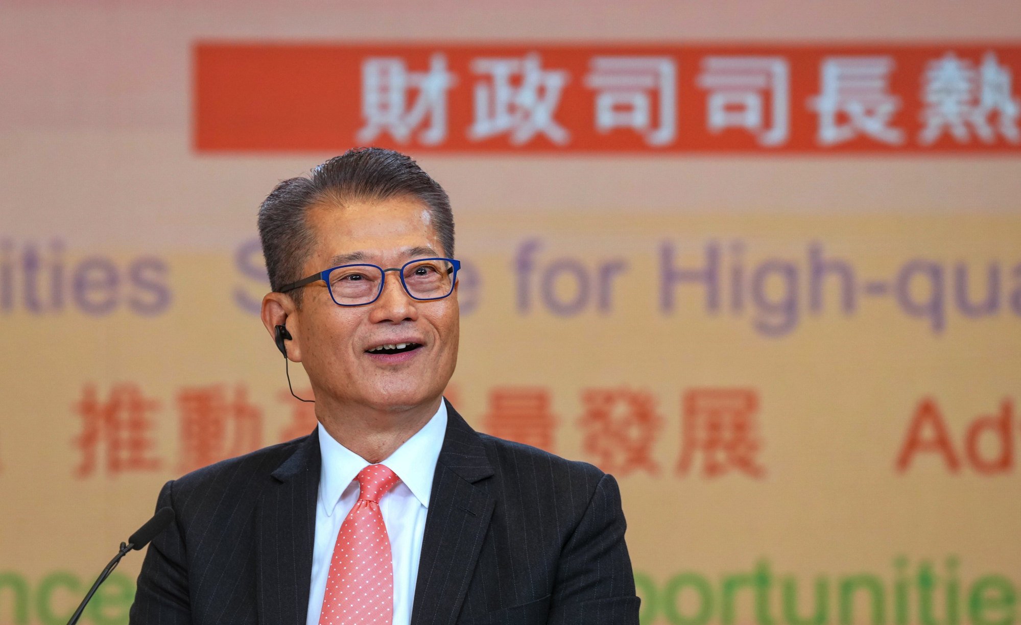 hong kong officials aim to lure medium-sized firms in mainland china by touting city’s professional services: finance chief