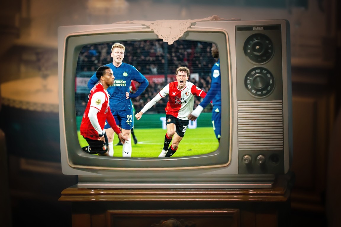 voetbal op tv: op deze zender is psv - feyenoord te zien