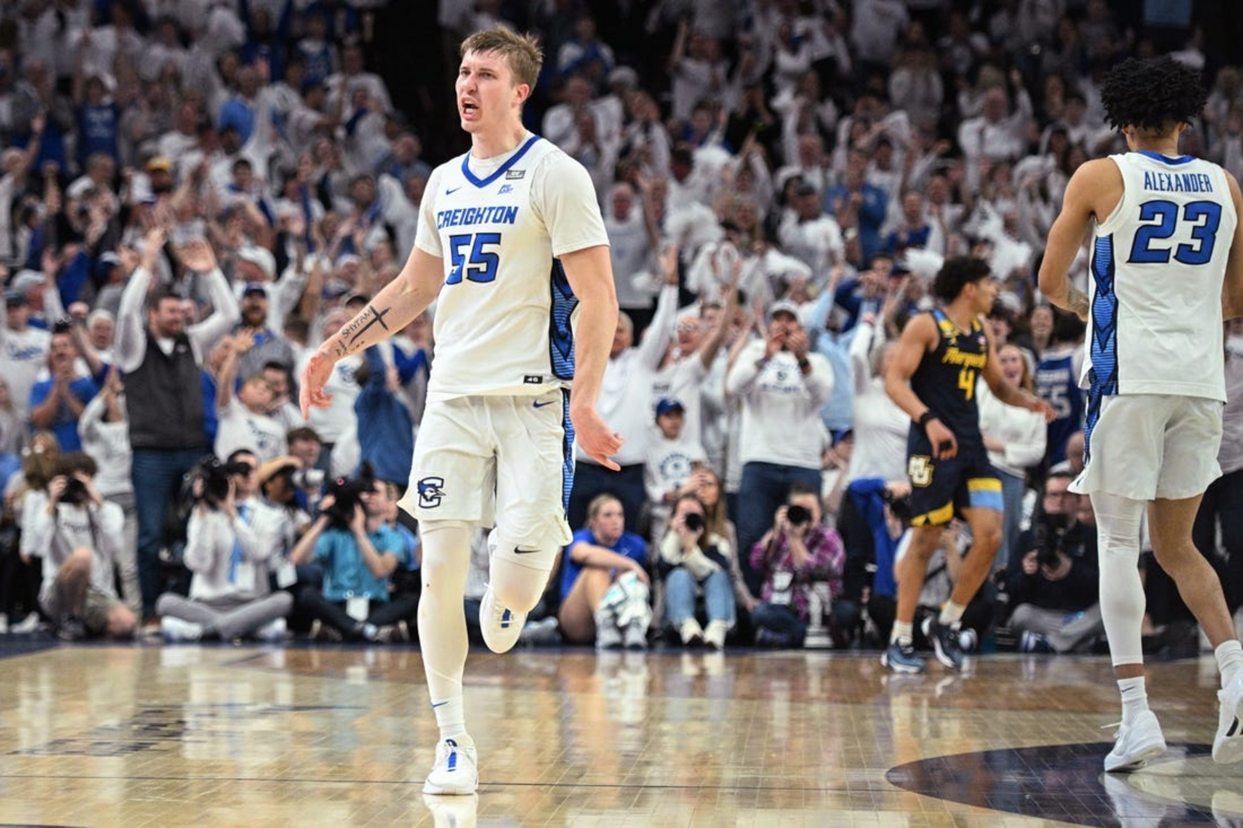 Top 25 Roundup: No. 12 Creighton Knocks Off No. 5 Marquette