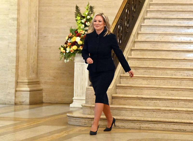 michelle o'neill is now more popular than the main party leaders in ireland, opinion poll finds