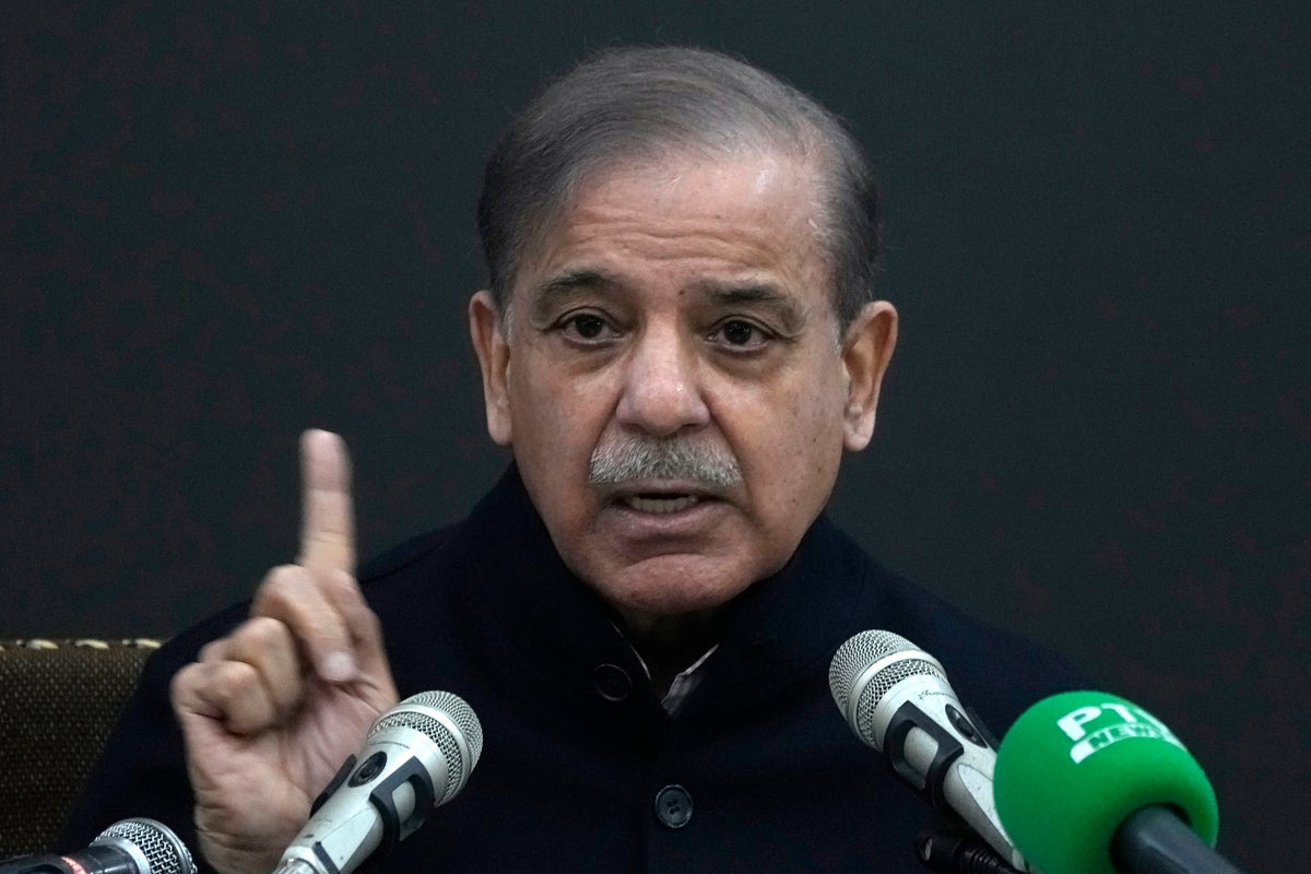 lawmakers elect shehbaz sharif as pakistan's new premier. protests in parliament greet appointment