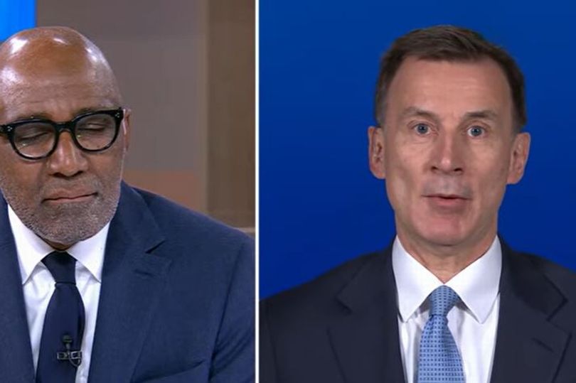 jeremy hunt clashes with sky news host trevor phillips accusing him of 'not listening' on live tv