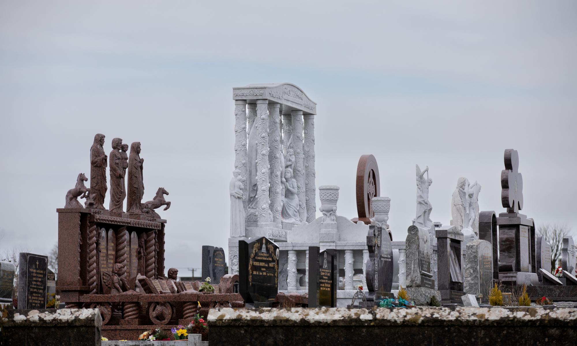 ‘a clash of cultures’: irish opinion split over travellers’ elaborate headstones