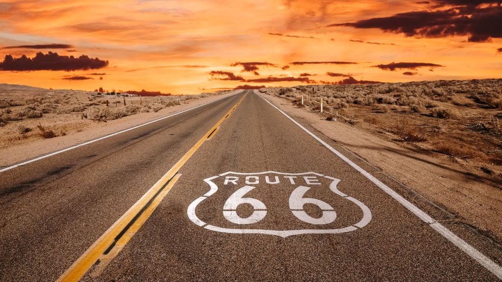 <p>Route 66, one of the most legendary routes in the world, spans from Chicago to Santa Monica and goes through 8 states. Along the way, you’ll experience the typical American road trip, passing through iconic cities such as St. Louis, Oklahoma City, and Albuquerque. </p><p>While there are tens of excellent stopovers to experience on Route 66, the most notable include The Cadillac Ranch, The Milk Bottle Grocery, The Painted Desert, the Petrified Forest, the Gateway Arch, and the Mojave National Preserve.</p><p class="has-text-align-center has-medium-font-size">Read also: <a href="https://worldwildschooling.com/american-road-trips/">Epic US Road Trips</a></p>