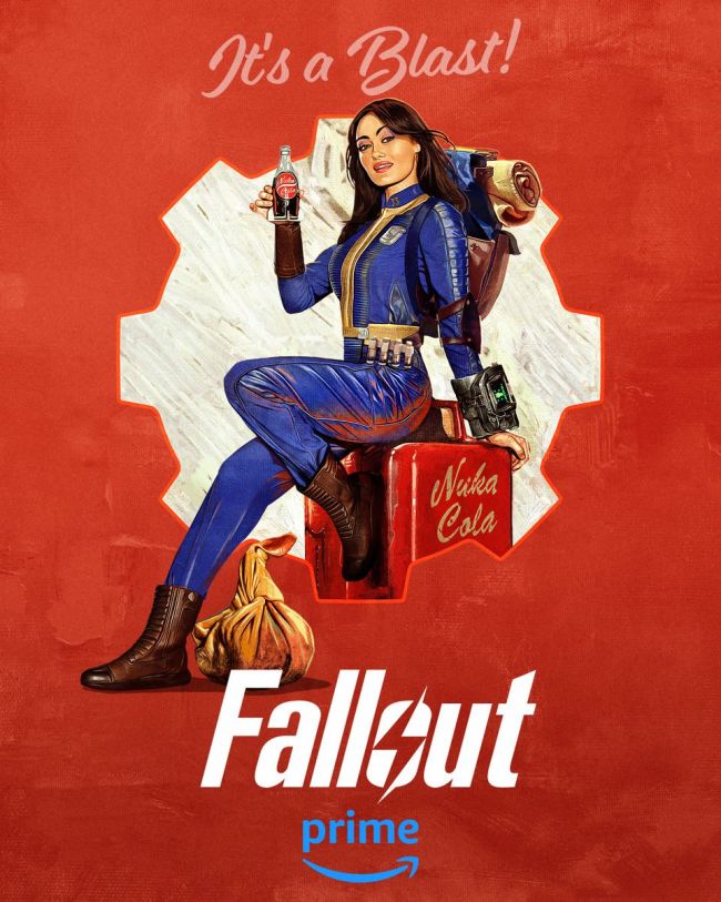 amazon, fallout-serien får tre kule plakater