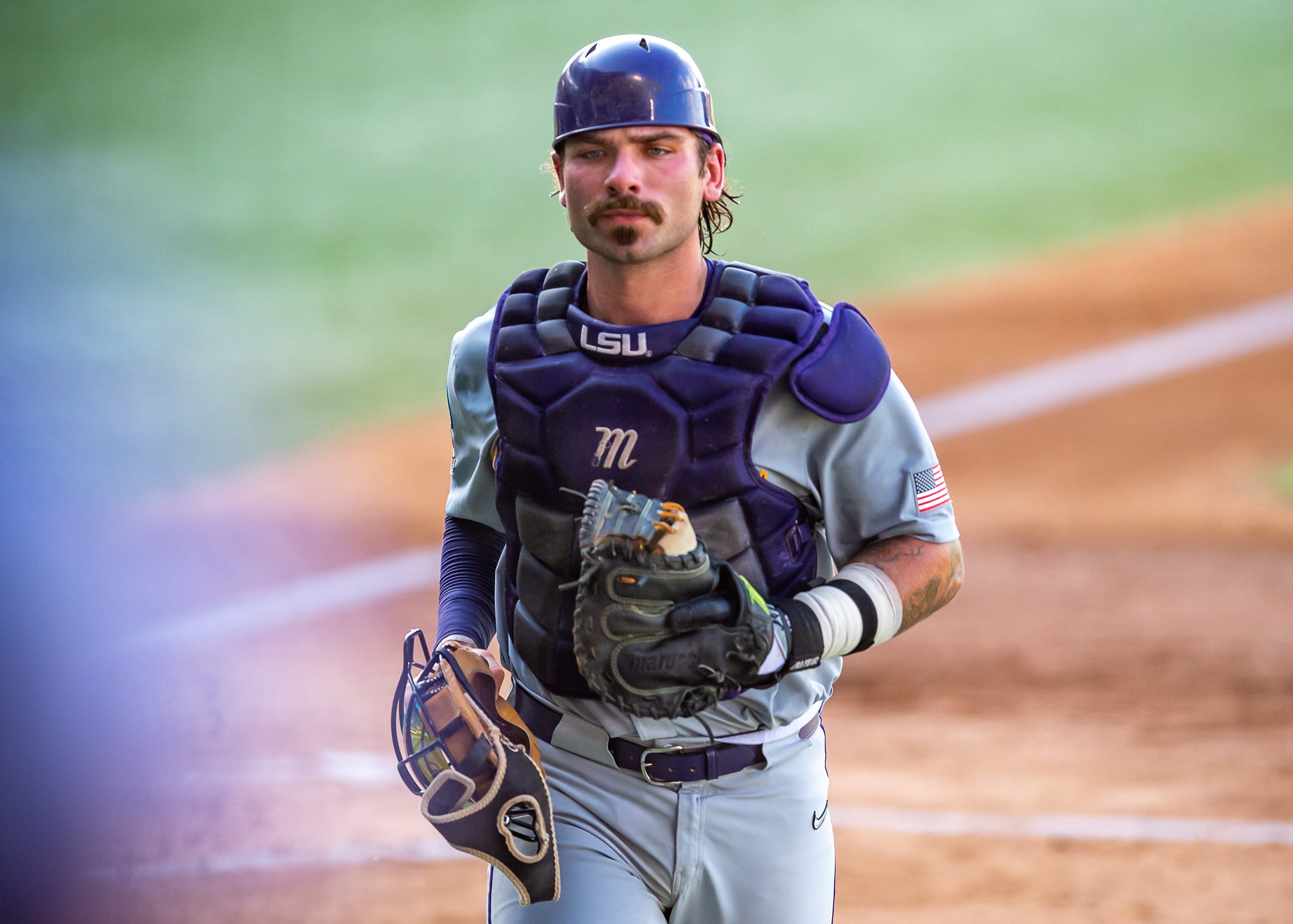 lsu baseball holds on to take down louisiana-lafayette in astros foundation classic