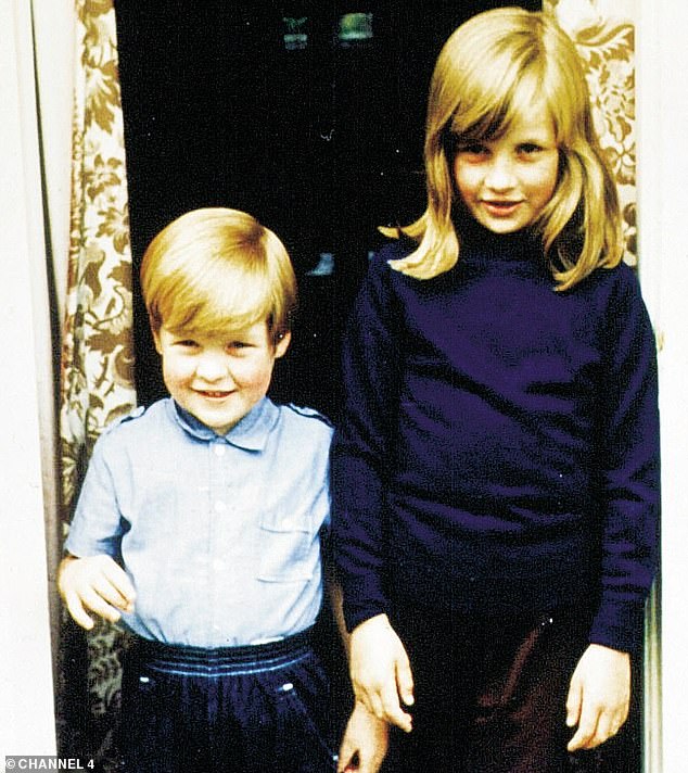 earl spencer shares a sweet childhood photograph with princess diana - and delighted royal fans are convinced princess charlotte is her late grandmother's double