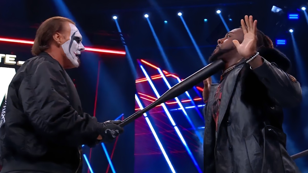 swerve strickland: 'i think the handling of sting in aew has been top notch, 100% perfect'