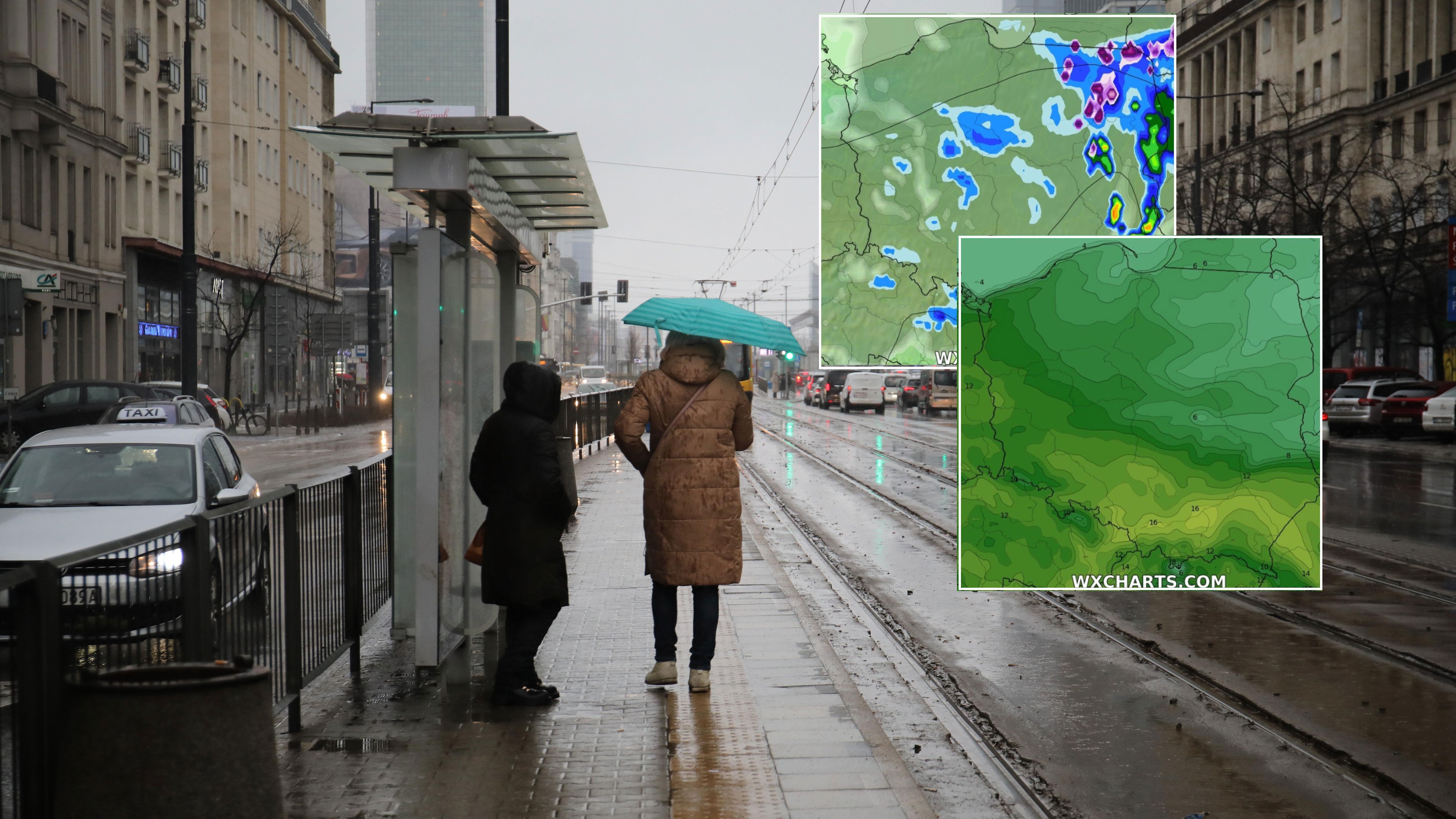w poniedziałek chłód zacznie zstępować nad polskę. miejscami burze i deszcz ze śniegiem