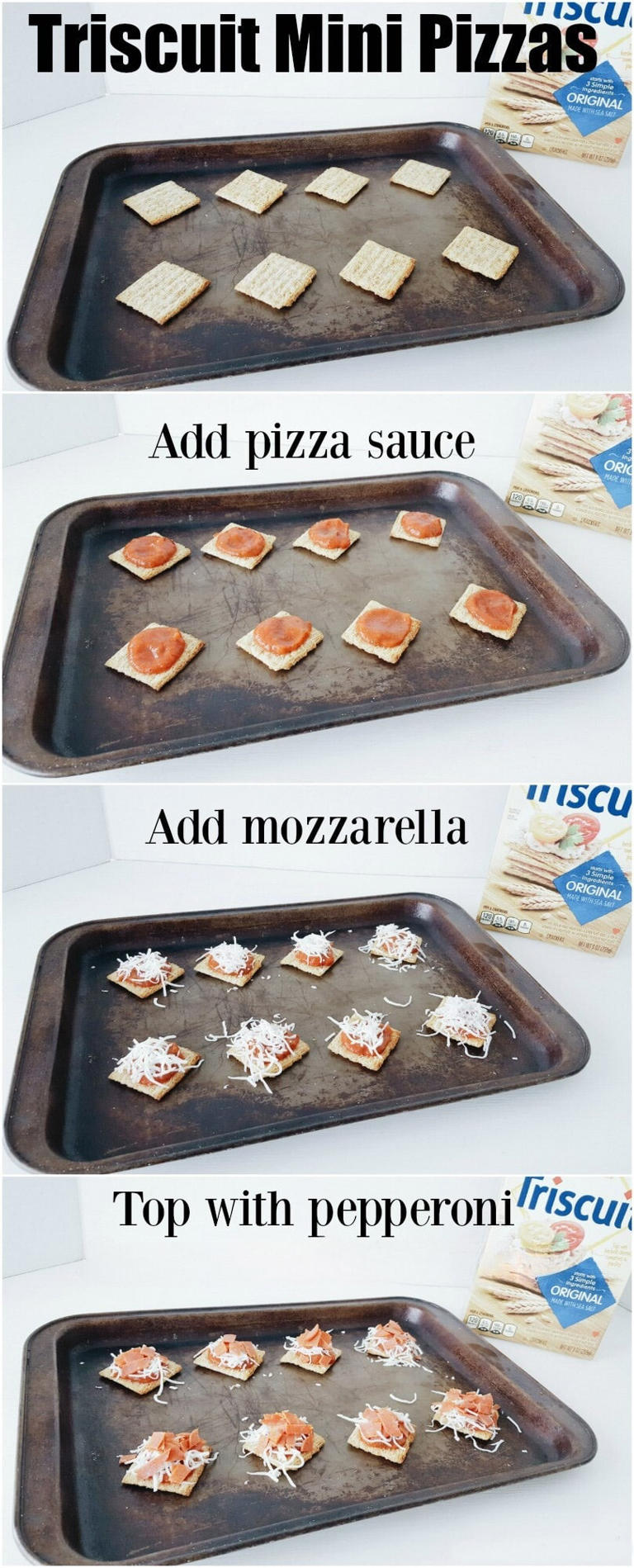 Triscuit Pizza Recipe - An Easy Appetizer or a Tasty Snack