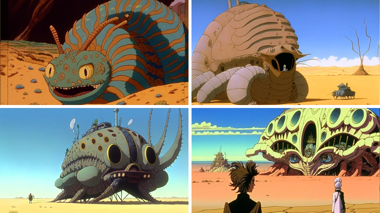 así sería la increíble versión animada de ‘duna 2’ hecha por studio ghibli