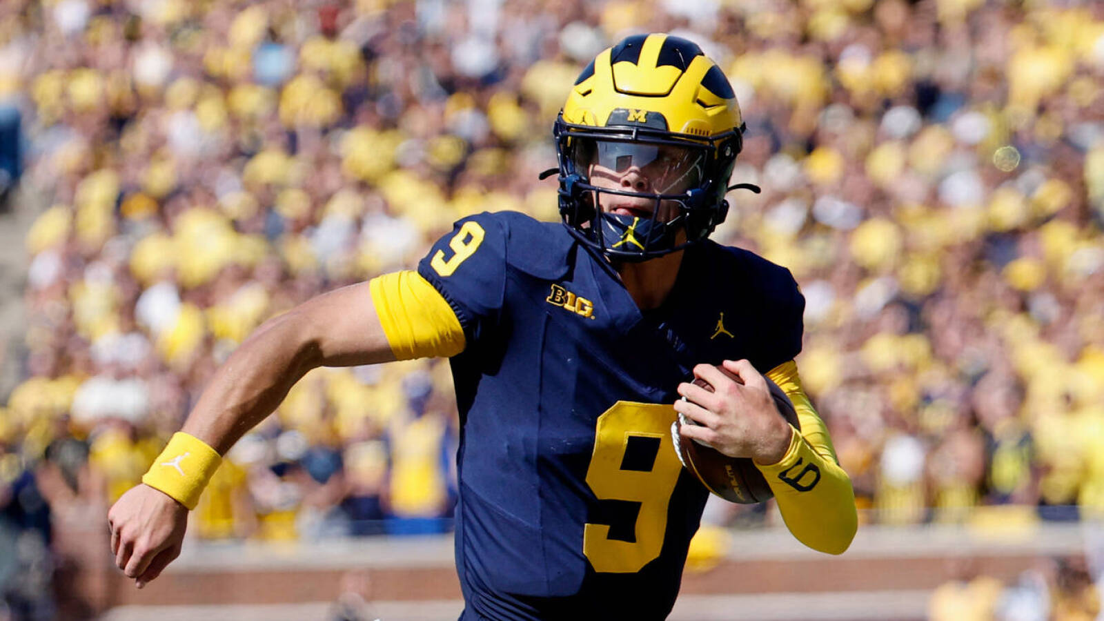 michigan quarterback jj mccarthy is reportedly skyrocketing up draft boards after nfl combine