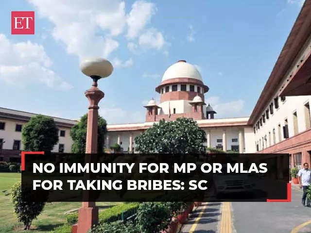 No Immunity For MP Or MLAs For Taking Bribes: SC Overrules 1998 PV ...