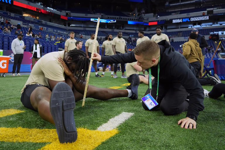 Today inside the NFL Combine