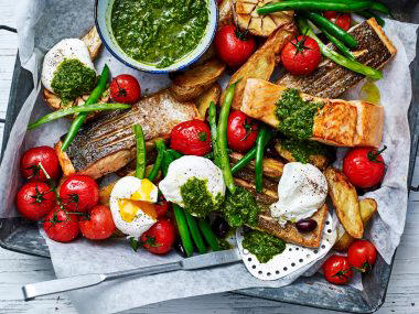 Julie Goodwin’s Lamb Forequarter Chops With Vegetables Tray Bake