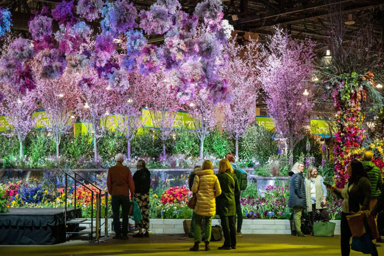 The 195th annual Philadelphia Flower Show blooms with color and excitement