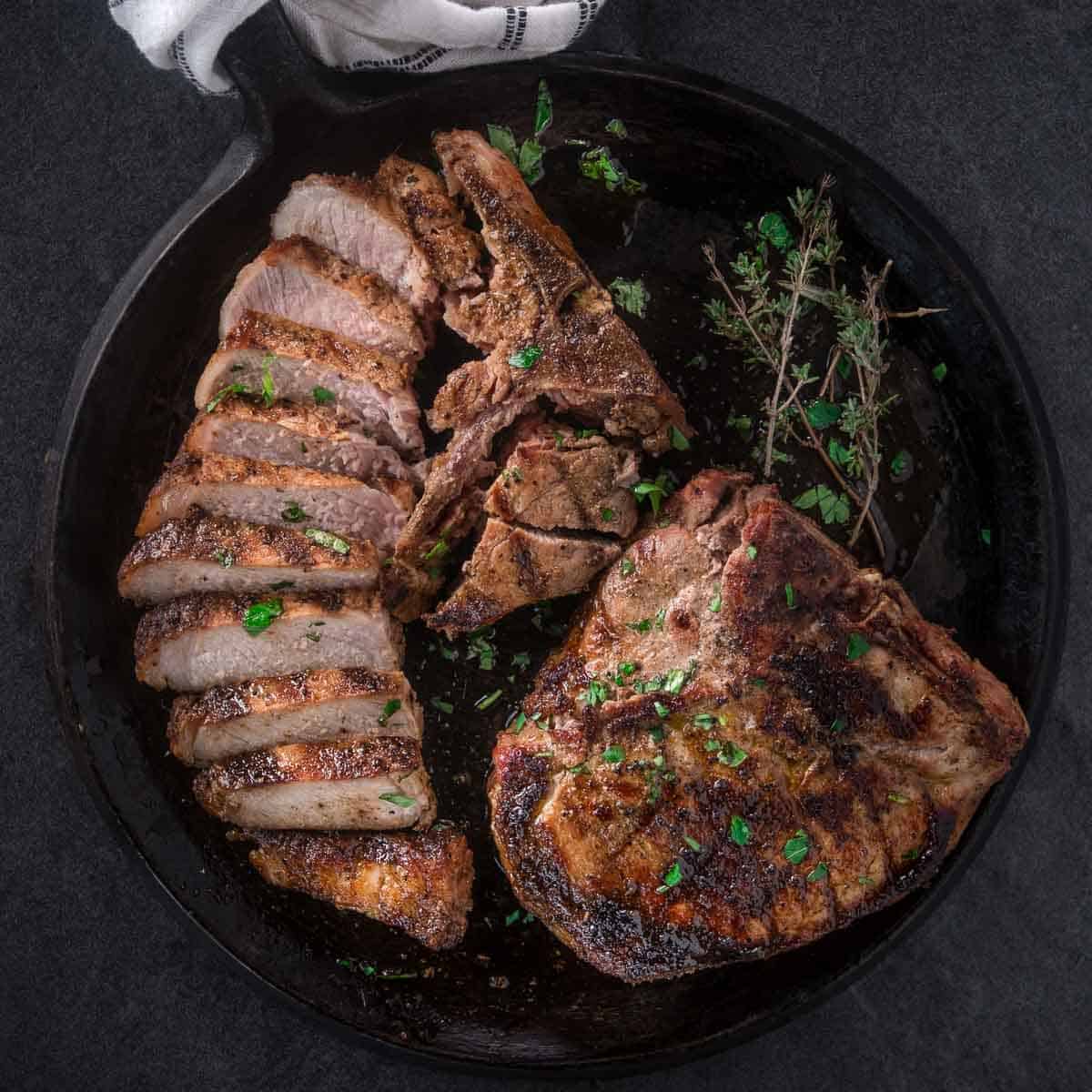 Easy Grilled Pork Steaks