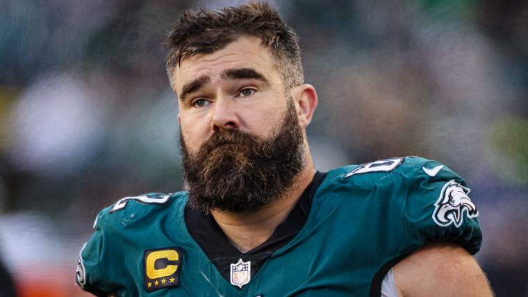 jason kelce retirement announcement: eagles center calls it quits with emotional speech after hall of fame-worthy career
