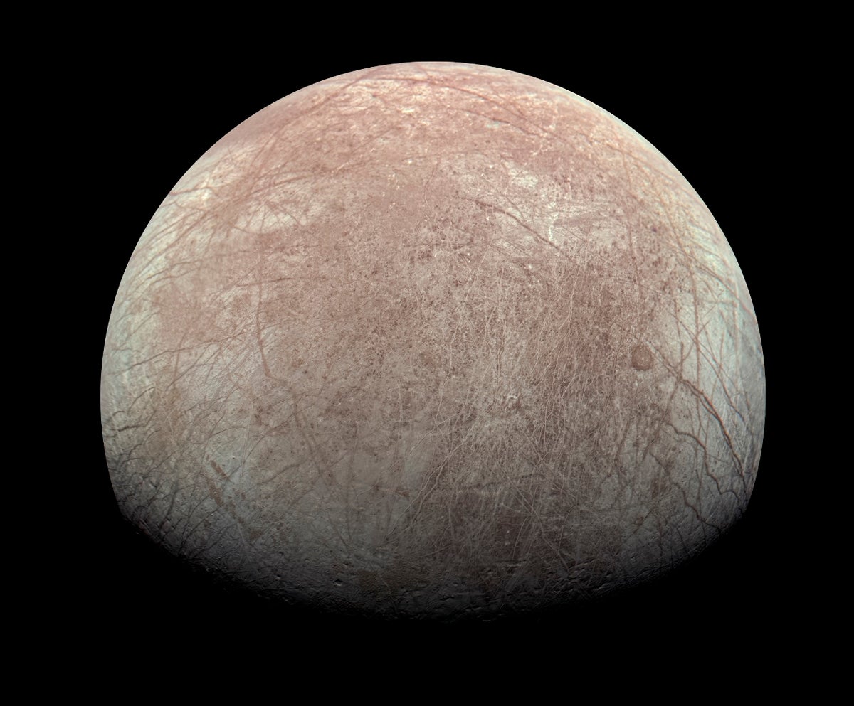 jupiter's moon europa may have less oxygen than expected, a finding that might put a damper on life
