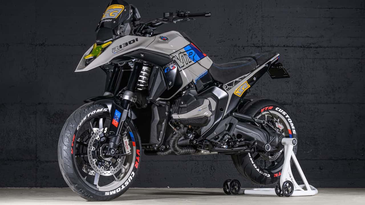 swiss shop vtr hacks a bmw r 1300 gs into a multi-hyphenate with this stunning build