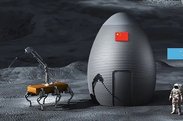china will install a sprawling 'all-seeing' surveillance system on the moon to protect its planned disneyland-sized lunar base from 'suspicious targets', its space agency claims