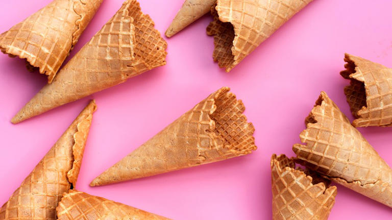 The Reason Your Homemade Ice Cream Cones Turned Out Soggy