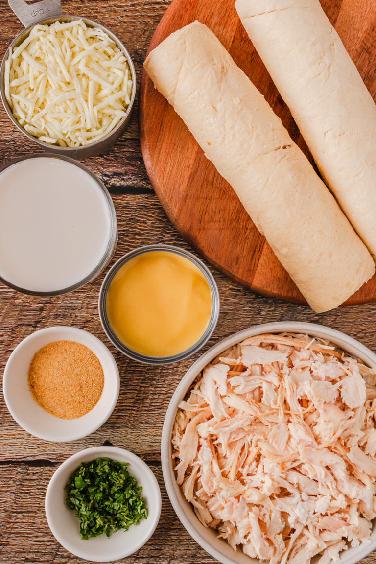 Cheesy Chicken Crescent Rolls