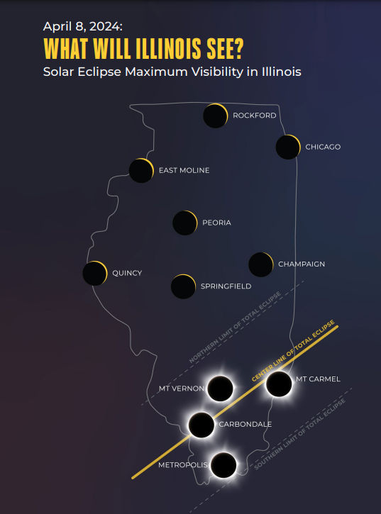 Mapa interactivo del eclipse solar total de 2024 ¿Cuánto del eclipse