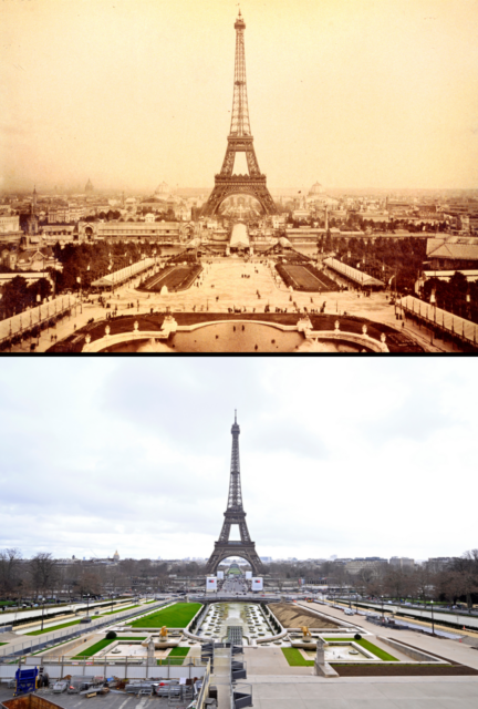 <p class="p1">One of the most <a href="https://www.abandonedspaces.com/public/landmark-replicas.html" rel="noopener">recognizable structures</a> to ever come out of a World’s Fair is the Eiffel Tower. Built for the 1889 Exposition, the arches of the tower served as the entrance to the fair. When it was first built, it was heavily criticized by the community for being a “gigantic black <a href="https://alinefromlinda.blogspot.com/2012/03/gigantic-black-smokestack.html" rel="noopener">smokestack</a>,” but since its completion has been lauded as an architectural and artistic marvel and has become a symbol of Paris. </p>