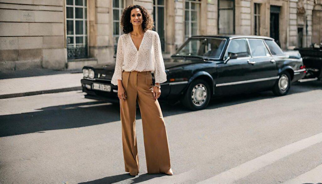 <p>Ease into the carefree charm of <a href="https://blog.petitedressing.com/wide-leg-pants-outfits/" title="">wide-leg pants</a>, promising comfort for your European escapades while giving off a refined flair. High-waisted cuts elongate your frame and craft a flattering look, ensuring you strut with distinctive urbanity along the eye-pleasing avenues.</p>