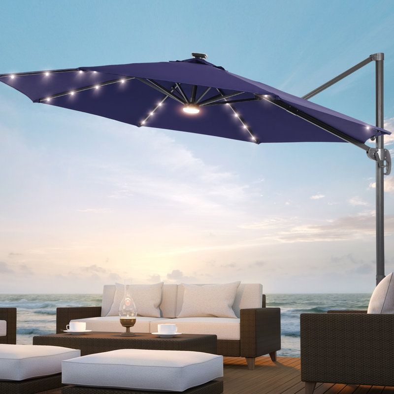 These Pre-Lit Patio Umbrellas Will Illuminate Your Outdoor Space