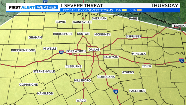 Warm Weather Continues For North Texas Ahead Of Rain, Possible Storms ...