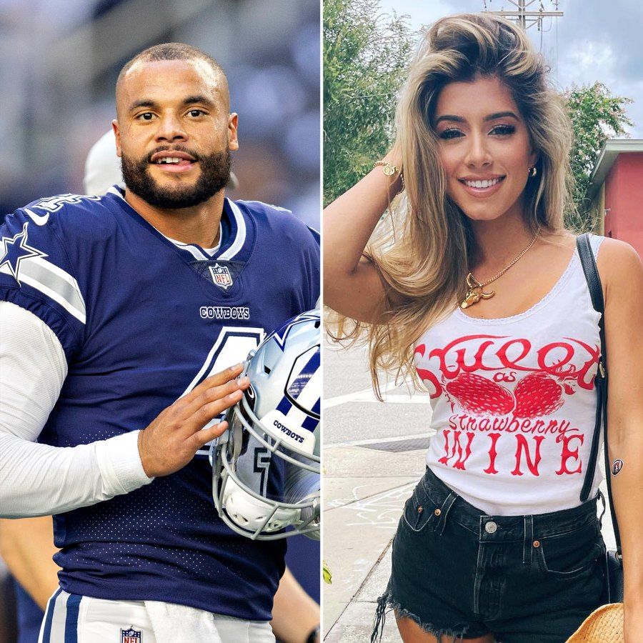 <p>The Dallas Cowboys quarterback revealed on March 4 that he and Ramos welcomed their first baby together, a daughter named MJ, in February. </p> <p>“Yeah I feel different, you wake up in the morning, you see that baby and understand the responsibilities,” Prescott told reporters at a Children’s Cancer Fund Gala in Texas. “Everything that I’ve always wanted for myself, but to want that for somebody else even more. It’s special. Everybody’s healthy and at home. We’re blessed.”</p>