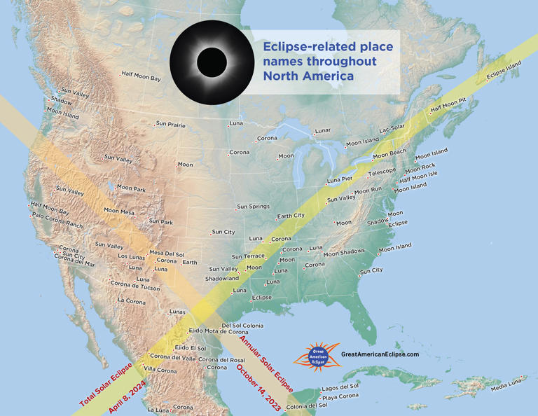 Solar eclipse map: Discover eclipse timing across Southern Tier with ...