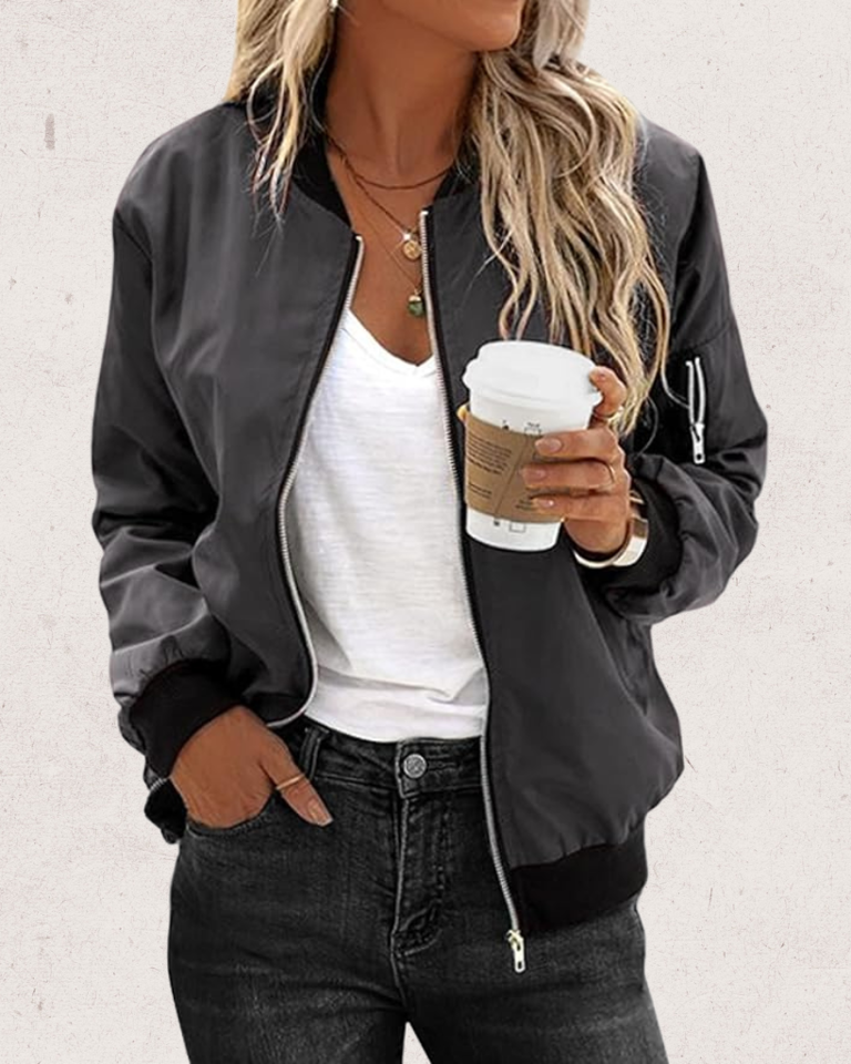 How to Wear a Leather Bomber Jacket + Cute Outfit Options to Style