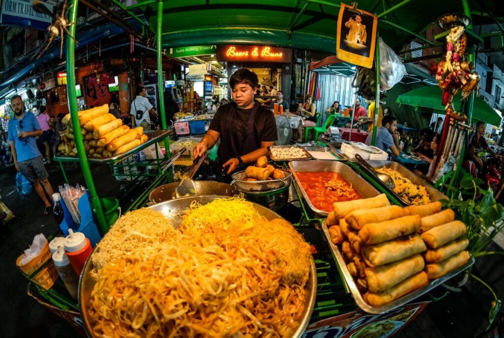 <p>Explore the bustling streets of Bangkok, sampling iconic dishes like Pad Thai, Som Tum, and Mango Sticky Rice.</p>