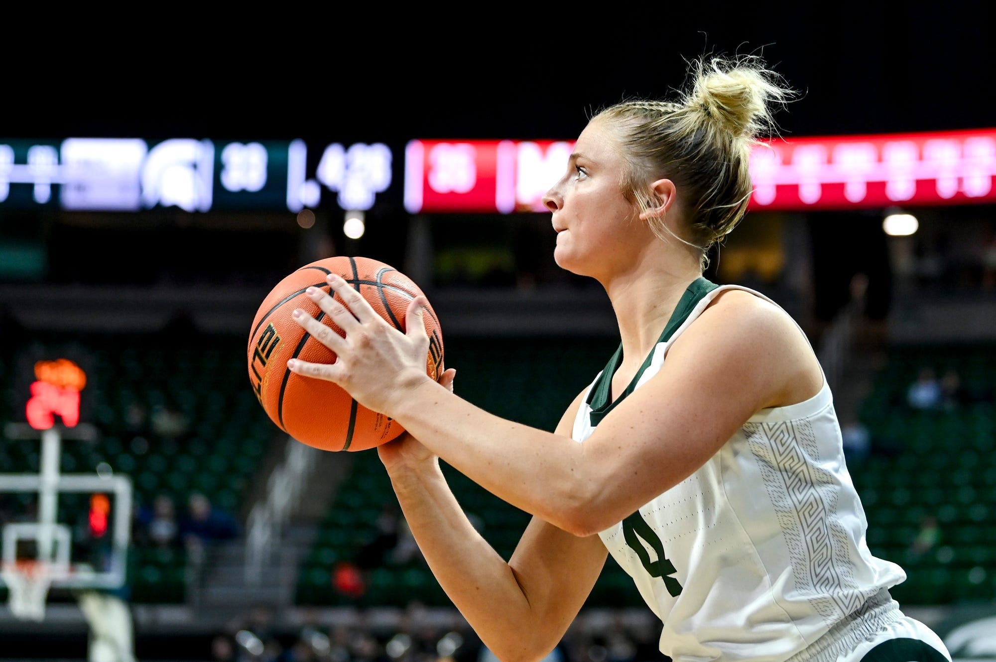 Michigan State Women's Basketball Sophomore Theryn Hallock Named Big ...